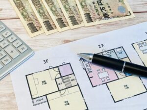 間取りとお金のイメージ